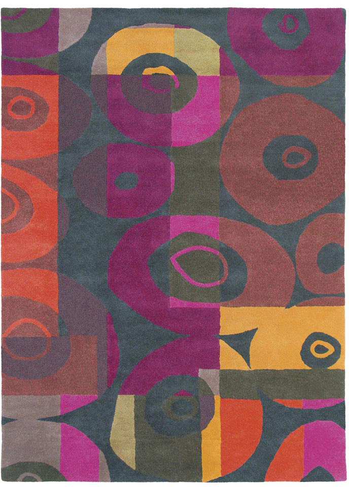 Masland Red Abstract Rug from the Modern Rug Masters collection at