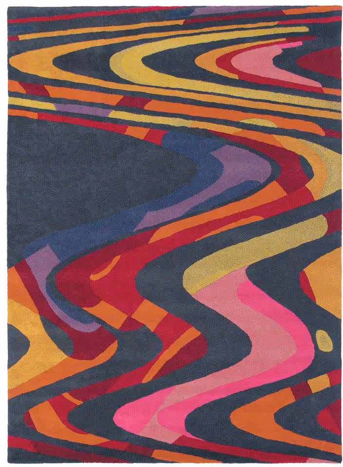 Masland Blue Abstract Rug 3 from the Modern Rug Masters collection at