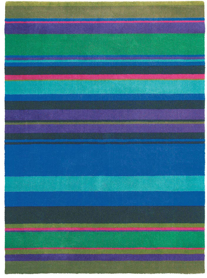 Masland Blue Wool Striped Rug from the Striped Rugs collection at Modern Area Rugs