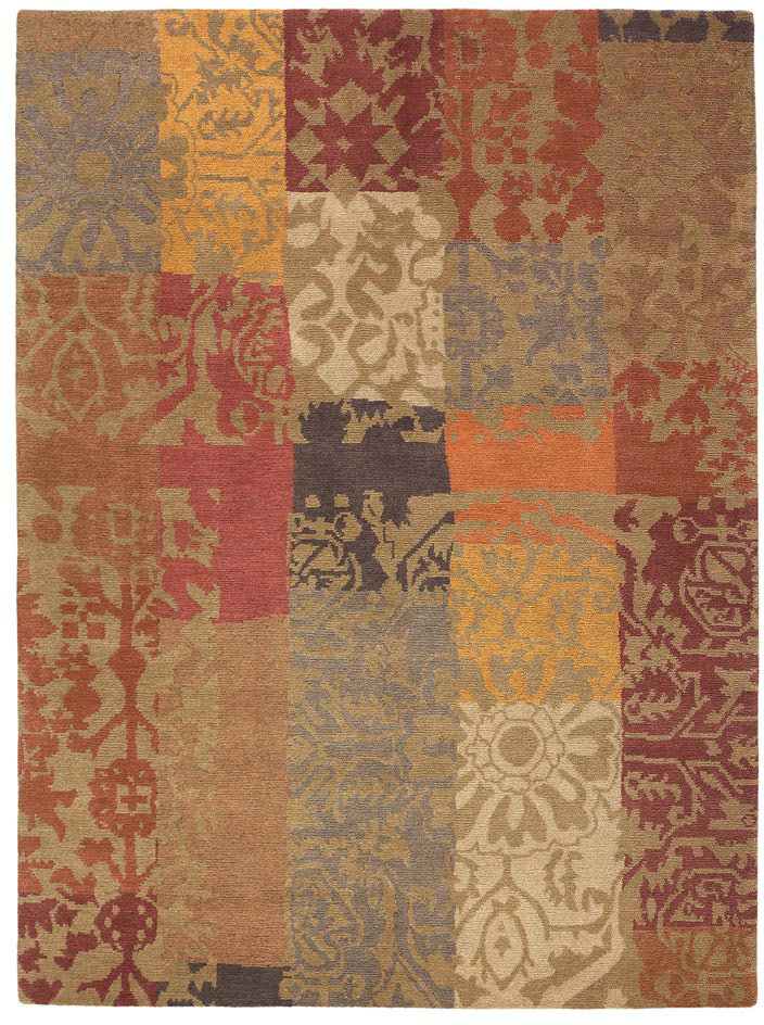 Masland Beige Patterned Tibetan Rug from the Tibetan Rugs collection at