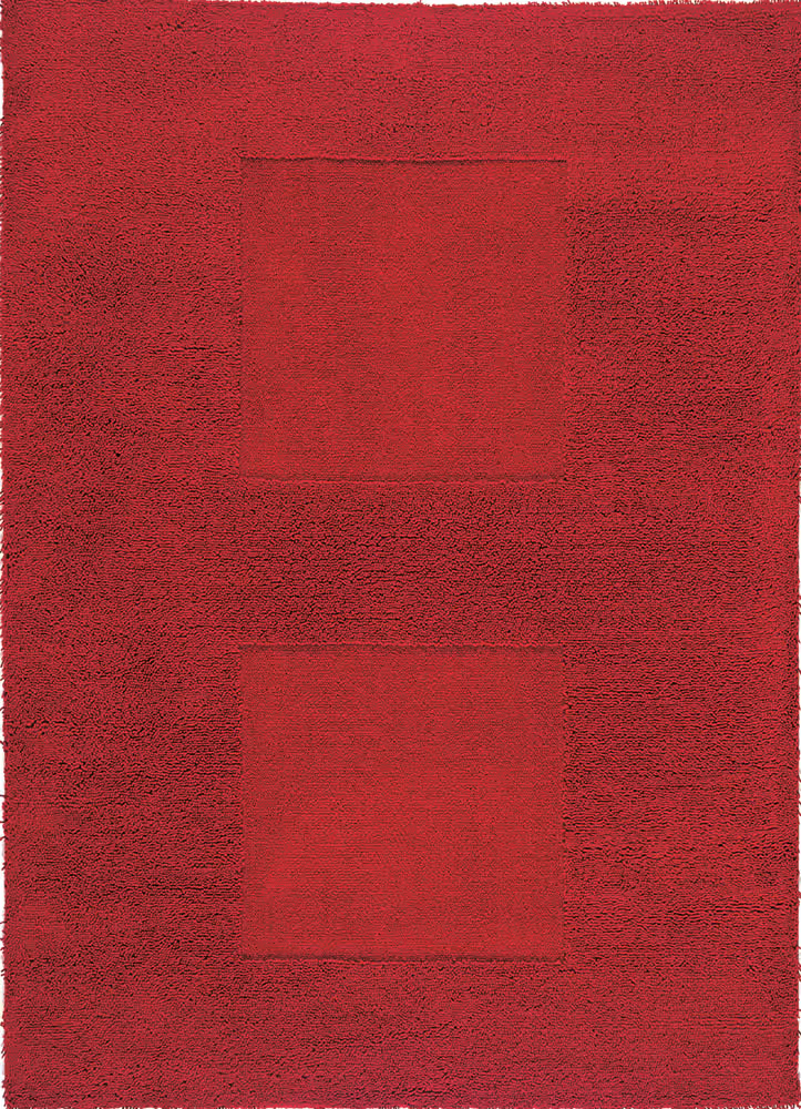 Squares Red Rug