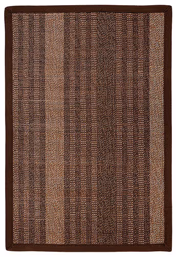Anji Mountain Brown Flatweave Bordered Rug 3 Product Image