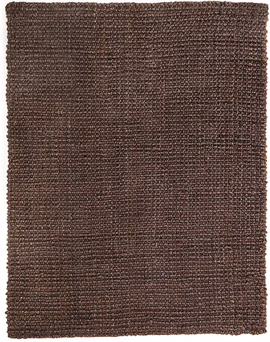 Anji Mountain Brown Braided Solid Color Rug 2 Product Image