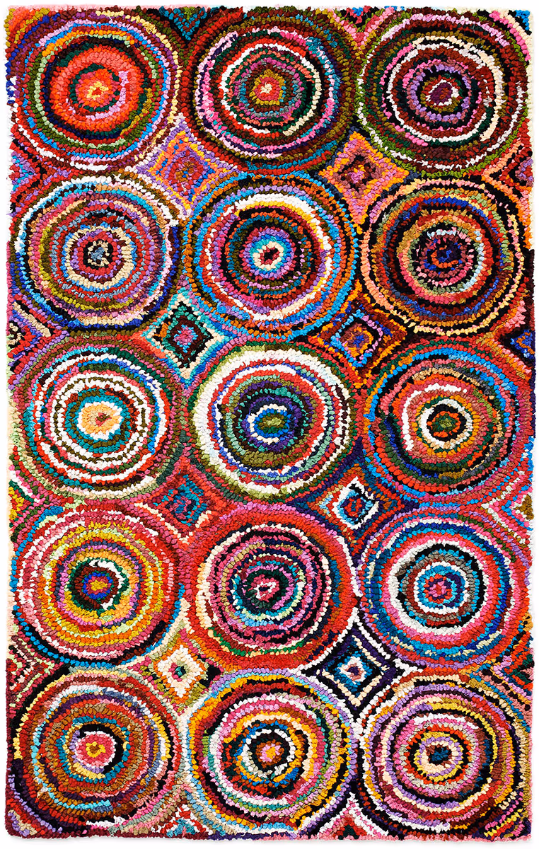 Anji Mountain Multi-Colored Pop Art Patterned Rug