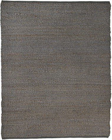 Anji Mountain Brown Braided Solid Color Rug Product Image