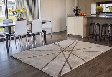 Bowron Beige Sheepskin Oddly Shaped Rug Product Image