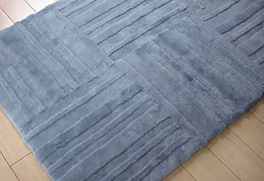 Bowron Gray Sheepskin Oddly Shaped Rug Product Image