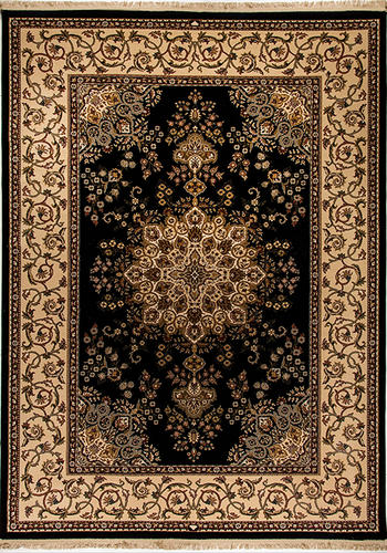 Dynamic Rugs Black Traditional Rug Product Image