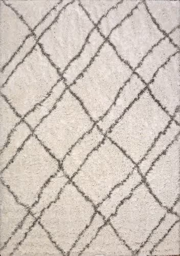 Modern Loom Nordic 7431 White/Silver Rug Product Image