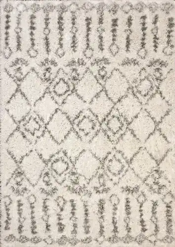 Modern Loom Nordic 7433 White/Silver Rug Product Image