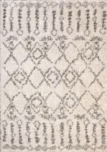 Modern Loom Nordic 7433 White/Silver Rug Product Image