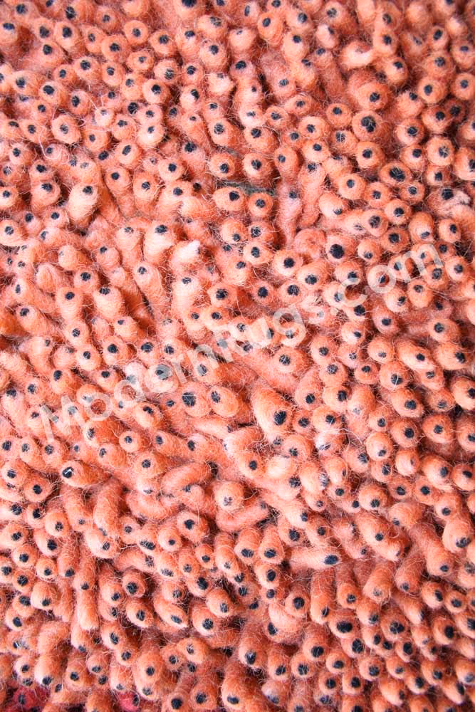 Coral Shag Salmon Rug
