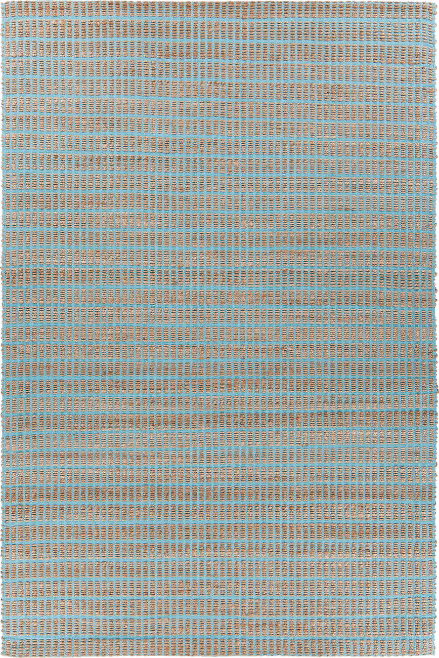 Modern Loom Abacus ABA-37500 Lt. Blue Patterned Cotton Rug
