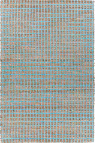 Modern Loom Abacus ABA-37500 Lt. Blue Patterned Cotton Rug Product Image
