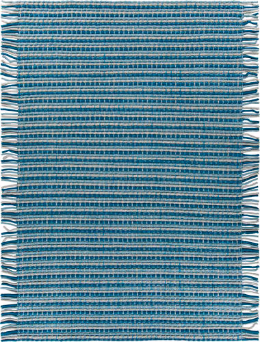 Modern Loom Adaline ADA-33000 Lt. Blue Striped Rug Product Image
