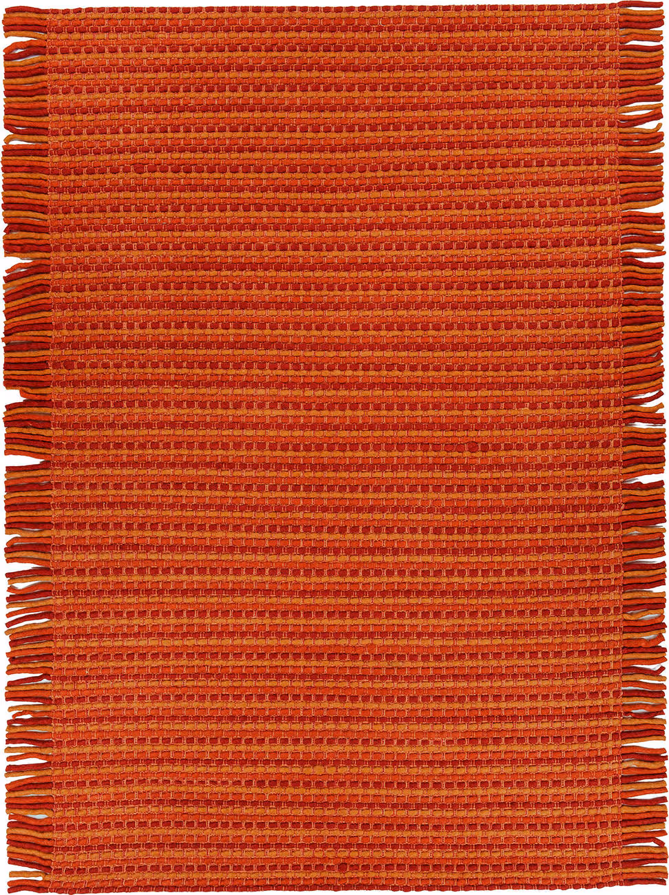 Modern Loom Adaline ADA-33001 Dk. Orange Striped Rug