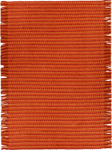 Modern Loom Adaline ADA-33001 Dk. Orange Striped Rug Product Image
