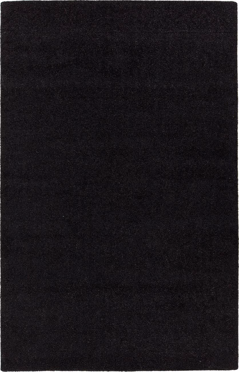 Chandra Alcon ALC-35503 Black Solid Color Rug