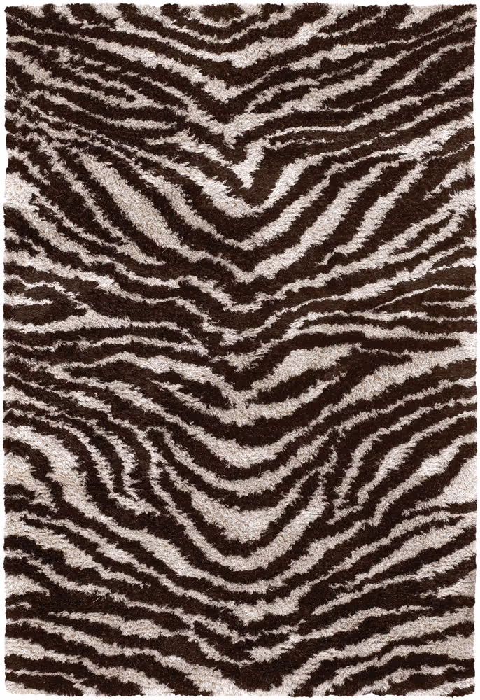 Chandra Amazon Ama 5604 Dk Brown Animal Print Rug From The Animal Print Rugs Collection At Modern Area Rugs