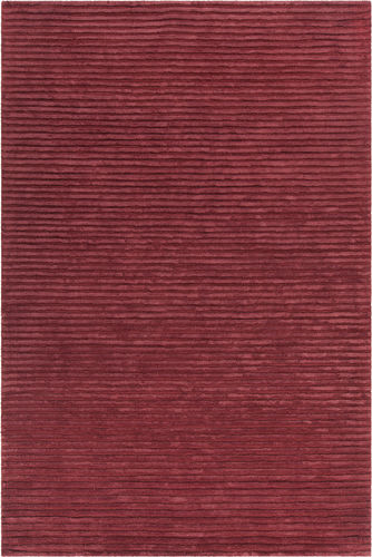 Chandra Antara ANG-26201 Dk. Red Striped Silk Rug Product Image