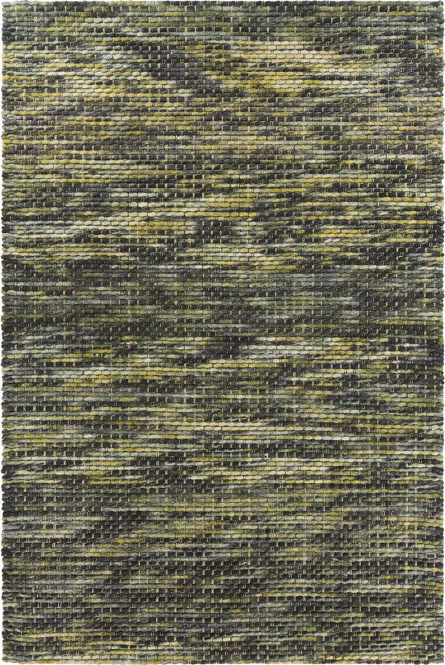 Chandra Bense ARG-51502 Green Abstract Cotton Rug