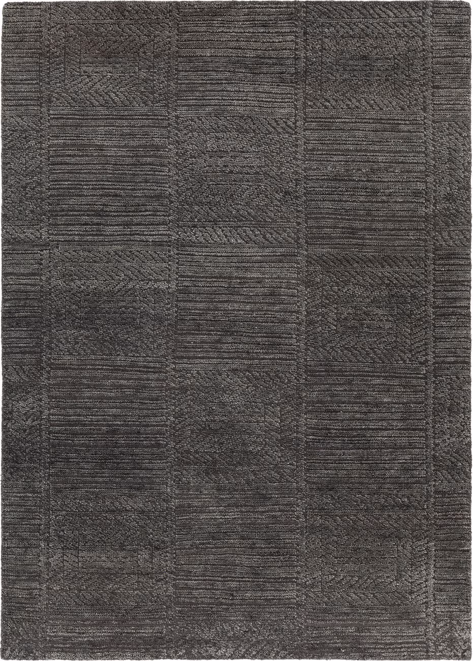 Chandra Bense ASH-48703 Dk. Gray Patterned Rug