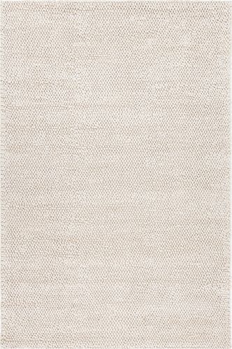 Chandra Brynn BUR-34901 Ivory Solid Color Silk Rug Product Image