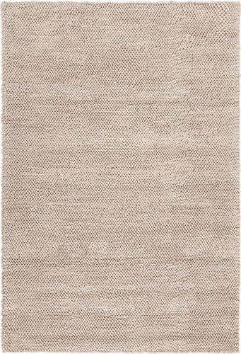 Chandra Brynn BUR-34902 Beige Solid Color Silk Rug Product Image