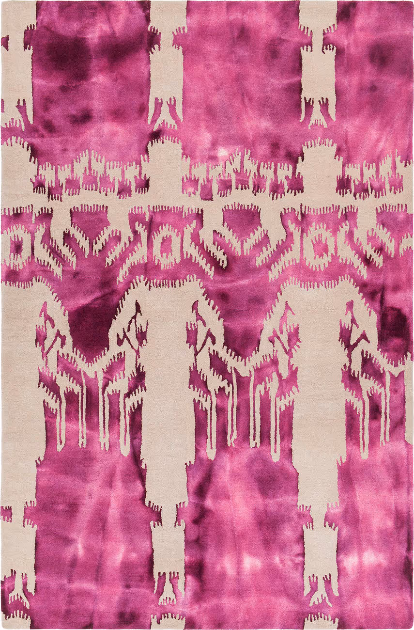 Chandra Catalina CAI-42000 Dk. Pink Southwestern Rug