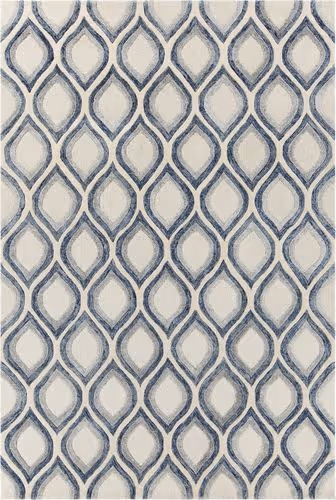 Chandra Clara CLA-7101 Ivory Patterned Silk Rug Product Image