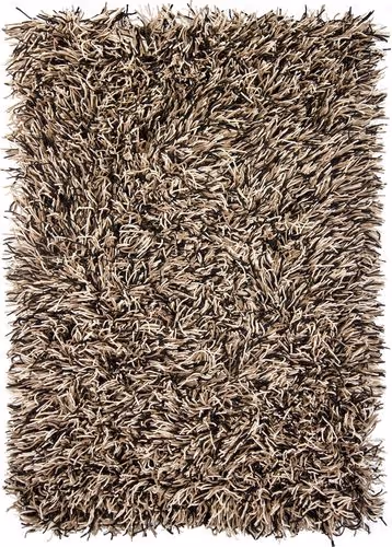 Chandra Cyrah CYR-10802 Brown Shag Abstract Rug Product Image