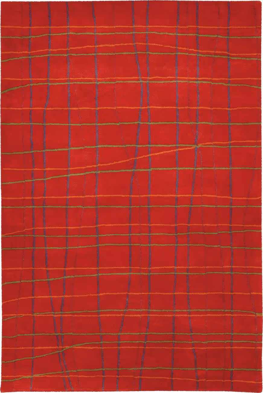 Chandra Daisa DAI-11 Red Wool Rug