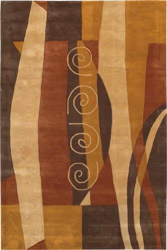Chandra Daisa DAI-27 Lt. Brown Wool Rug Product Image