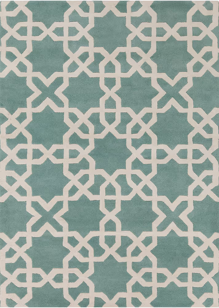 Chandra Davin DAV-25800 Lt. Green Wool Rug