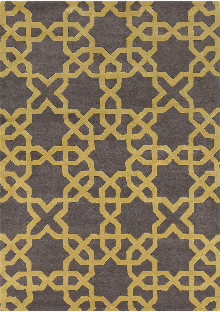 Chandra Davin DAV-25802 Dk. Gray Wool Rug