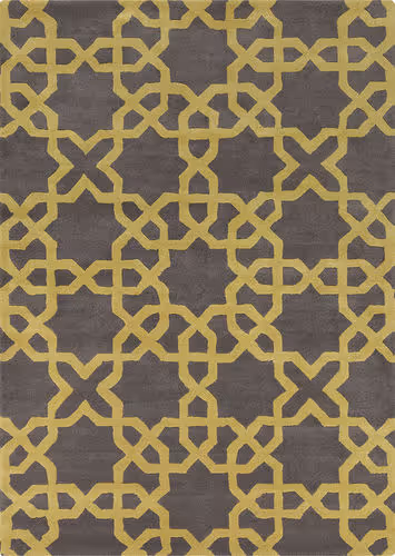 Chandra Davin DAV-25802 Dk. Gray Wool Rug Product Image