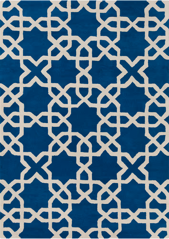 Chandra Davin DAV-25804 Blue Wool Rug