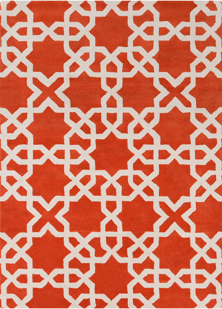 Chandra Davin DAV-25805 Red Wool Rug