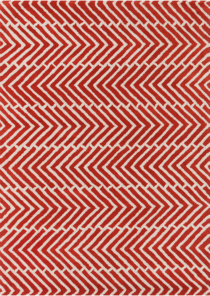 Chandra Davin DAV-25810 Red Wool Rug