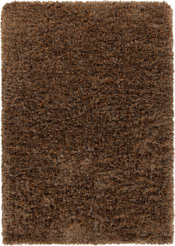 Chandra Daisa DIA-29500 Lt. Brown Shag Solid Color Rug Product Image