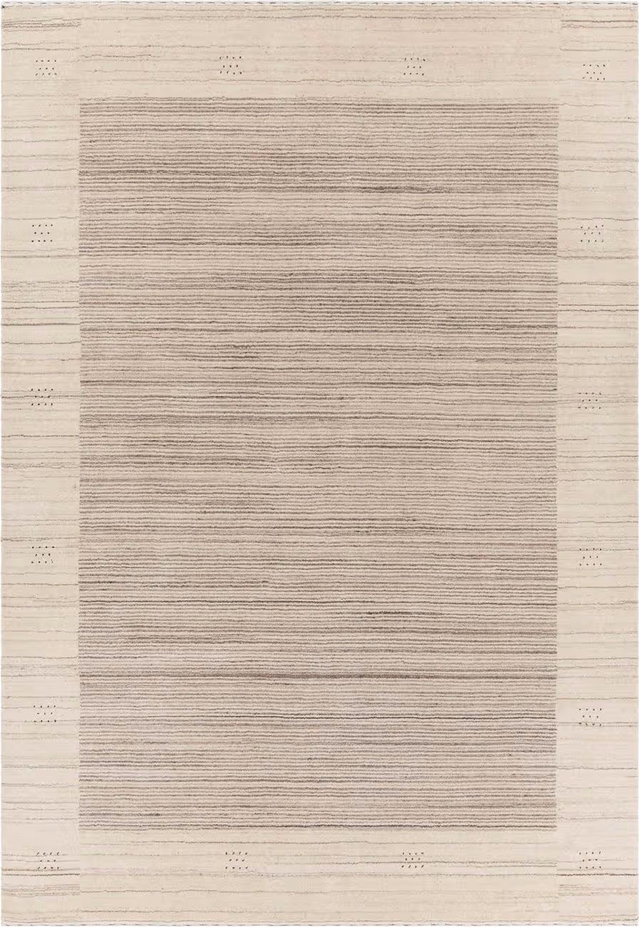 Chandra Elantra ELA-51700 Beige Wool Rug