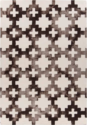 Chandra Elvo ELV-33900 Dk. Brown Patterned Rug Product Image