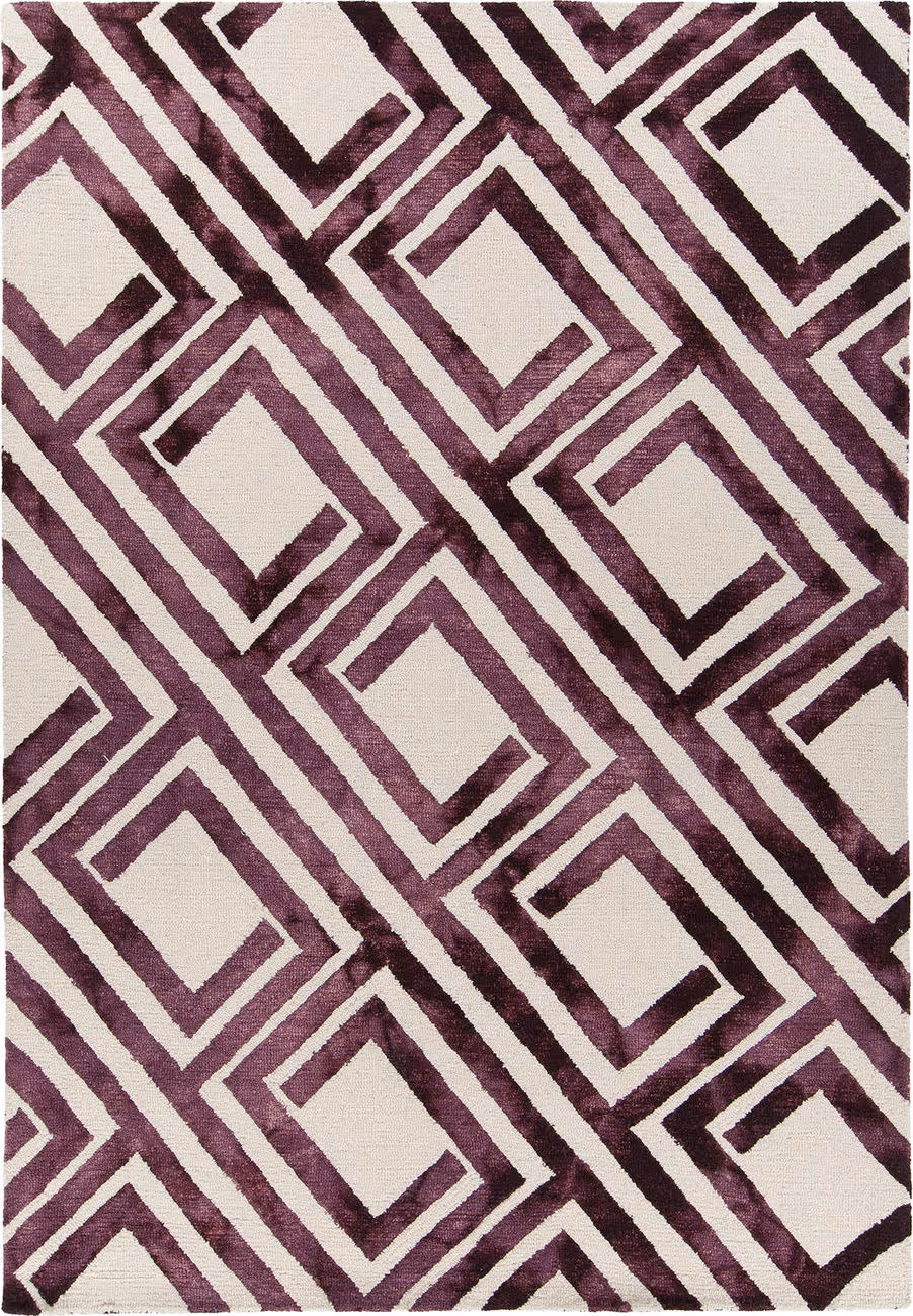 Chandra Elvo ELV-33903 Dk. Brown Patterned Rug