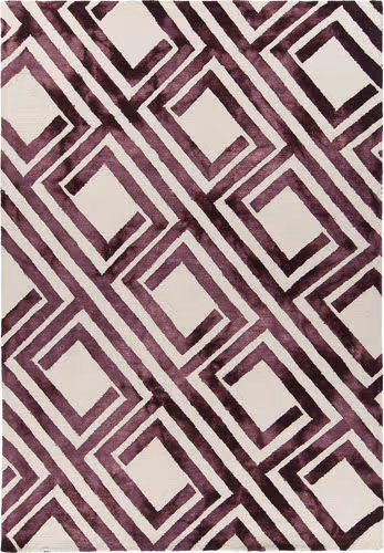 Chandra Elvo ELV-33903 Dk. Brown Patterned Rug Product Image