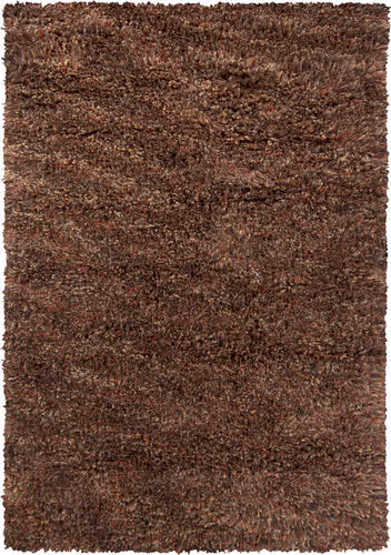 Chandra Estilo EST-18502 Brown Solid Color Wool Rug Product Image