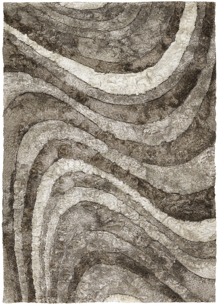Chandra Flemish FLE-51102 Tan Abstract Rug