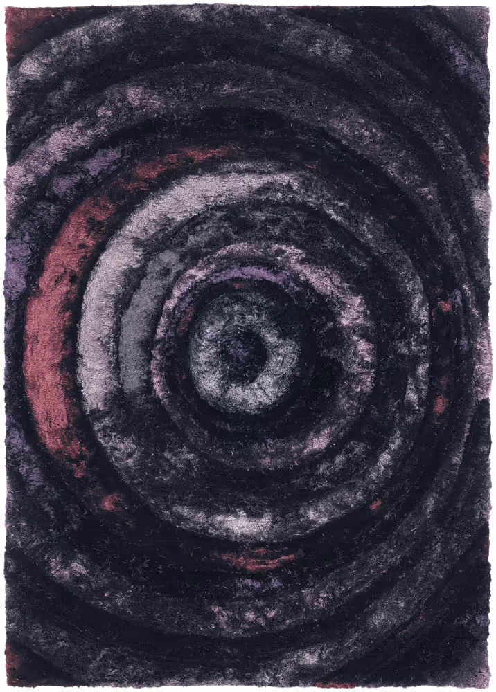 Chandra Flemish FLE-51106 Dk. Purple Abstract Rug