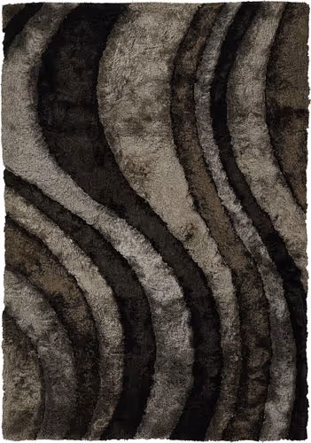 Chandra Flemish FLE-51110 Dk. Brown Patterned Rug Product Image