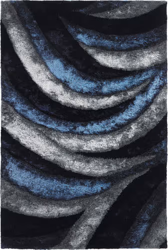 Chandra Flemish FLE-51114 Dk. Blue Abstract Rug Product Image