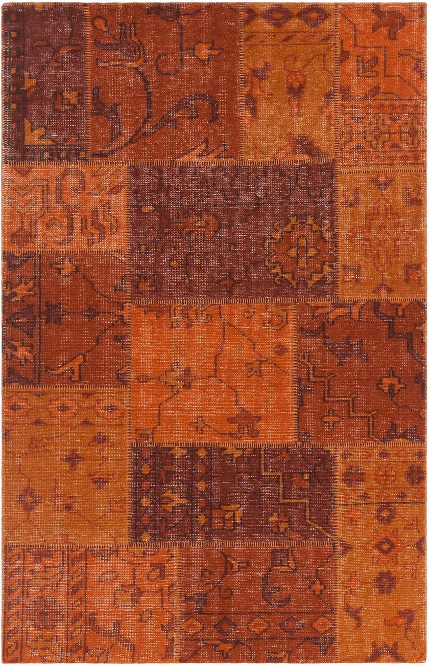 Chandra Fusion FUS-26305 Dk. Orange Transitional Cotton Rug